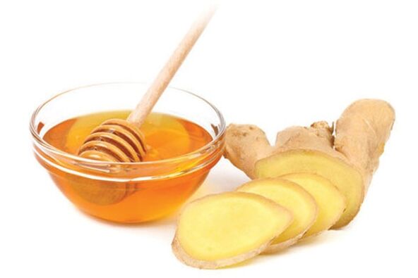 Ginger with honey